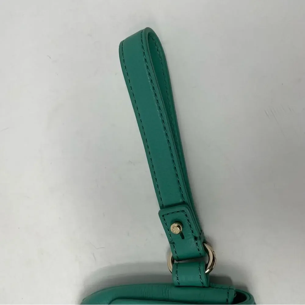 Kate Spade Green  Cow Leather 8 x 5